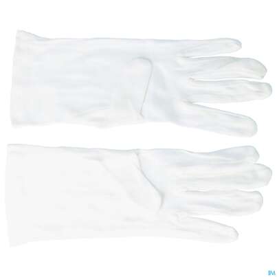 Sie sehen eine Packung Zwirnhandschuhe Mpoe Weiss Gr 10 2st, Produktbild: 01 Zwirnhandschuhe Mpoe Weiss Gr 10 2st, A-Nr.: 2285260 - 01