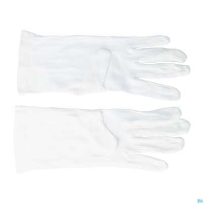 Sie sehen eine Packung Zwirnhandschuhe Mpoe Weiss Gr 10 2st, Produktbild: 02 Zwirnhandschuhe Mpoe Weiss Gr 10 2st, A-Nr.: 2285260 - 02