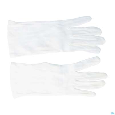 Sie sehen eine Packung Zwirnhandschuhe Mpoe Weiss Gr 10 2st, Produktbild: 03 Zwirnhandschuhe Mpoe Weiss Gr 10 2st, A-Nr.: 2285260 - 03