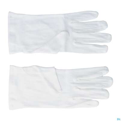 Sie sehen eine Packung Zwirnhandschuhe Mpoe Weiss Gr 11 2st, Produktbild: 02 Zwirnhandschuhe Mpoe Weiss Gr 11 2st, A-Nr.: 2285277 - 02