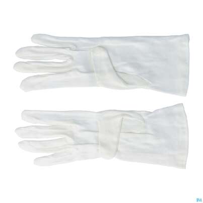 Sie sehen eine Packung Zwirnhandschuhe Mpoe Weiss Gr 13 2st, Produktbild: 02 Zwirnhandschuhe Mpoe Weiss Gr 13 2st, A-Nr.: 2285308 - 02