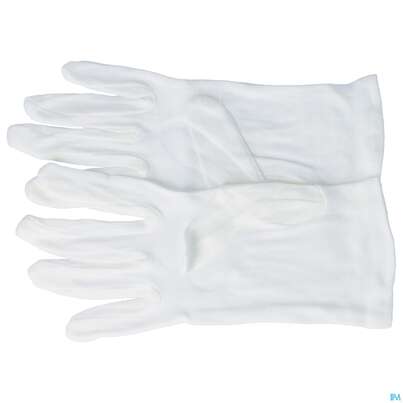 Sie sehen eine Packung Zwirnhandschuhe Mpoe Weiss Gr 7 2st, Produktbild: 01 Zwirnhandschuhe Mpoe Weiss Gr 7 2st, A-Nr.: 2285231 - 01