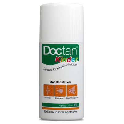 Sie sehen eine Packung Doctan Lotion für Kinder, Produktbild: 01 Doctan Lotion für Kinder, A-Nr.: 4832909 - 01
