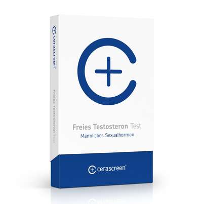 Sie sehen eine Packung Freies Testosteron Test, Produktbild: 01 Freies Testosteron Test, A-Nr.: 4879006 - 01