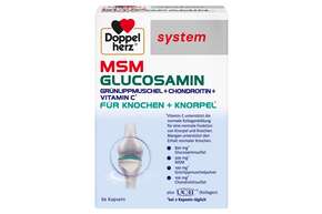 Doppelherz system MSM GLUCOSAMIN - GRÜNLIPPMUSCHEL + CHONDROITIN + VITAMIN C, A-Nr.: 5679410 - 01