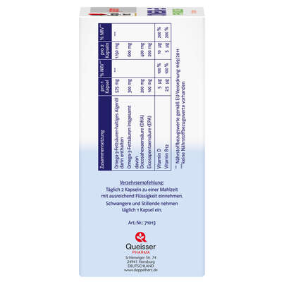 Doppelherz system OMEGA-3 PFLANZLICH Herzfunktion + Immunsystem, A-Nr.: 5677061 - 03