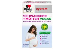 Doppelherz system SCHWANGERE + MÜTTER VEGAN KINDERWUNSCH BIS STILLZEIT, A-Nr.: 5686999 - 01