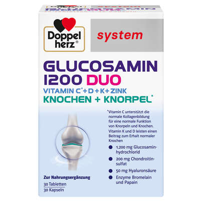 Doppelherz system GLUCOSAMIN 1200 DUO KNOCHEN + KNORPEL, A-Nr.: 5678066 - 01