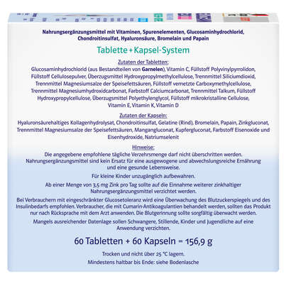 Sie sehen eine Packung Doppelherz system GLUCOSAMIN 1200 DUO KNOCHEN + KNORPEL, Produktbild: 02 Doppelherz system GLUCOSAMIN 1200 DUO KNOCHEN + KNORPEL, A-Nr.: 5677925 - 02