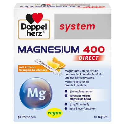 Doppelherz system MAGNESIUM 400 DIRECT Micro-Pellets, A-Nr.: 4842351 - 01