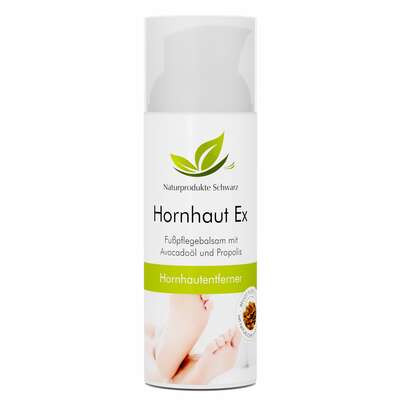 Sie sehen eine Packung Hornhaut Ex Spezial - Hornhautentferner und Schrundenbalsam, Produktbild: 01 Hornhaut Ex Spezial - Hornhautentferner und Schrundenbalsam, A-Nr.: 3327026 - 01