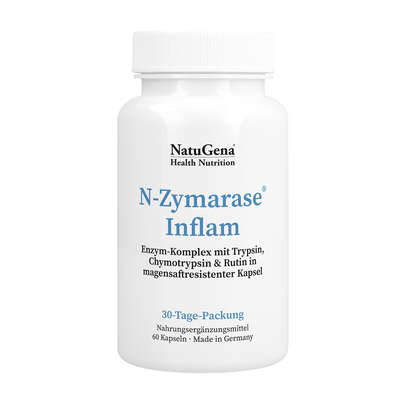 Sie sehen eine Packung N-Zymarase® Inflam Kapseln, Produktbild: 01 N-Zymarase® Inflam Kapseln, A-Nr.: 5926825 - 01