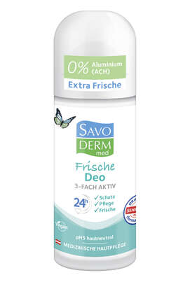 Savoderm med Frische Deo Roll-On 3-Fach Aktiv 50ml, A-Nr.: 4448499 - 01