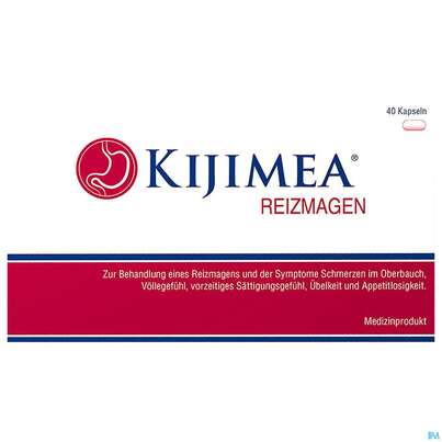 Sie sehen eine Packung Kijimea Kapseln Reizmagen 40st, Produktbild: 01 Kijimea Kapseln Reizmagen 40st, A-Nr.: 5054696 - 01
