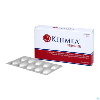 Sie sehen eine Packung Kijimea Kapseln Reizmagen 40st, Produktbild: 03 Kijimea Kapseln Reizmagen 40st, A-Nr.: 5054696 - 03