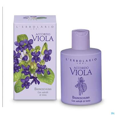 Sie sehen eine Packung L Erbolario Bad +duschgel Accordo Di Viola Veilchen Accord 036.5 300ml, Produktbild: 01 L Erbolario Bad +duschgel Accordo Di Viola Veilchen Accord 036.5 300ml, A-Nr.: 4069891 - 01