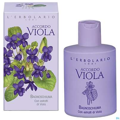 Sie sehen eine Packung L Erbolario Bad +duschgel Accordo Di Viola Veilchen Accord 036.5 300ml, Produktbild: 02 L Erbolario Bad +duschgel Accordo Di Viola Veilchen Accord 036.5 300ml, A-Nr.: 4069891 - 02