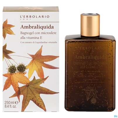 Sie sehen eine Packung L Erbolario Bad +duschgel Ambraliquida 036.3 250ml, Produktbild: 02 L Erbolario Bad +duschgel Ambraliquida 036.3 250ml, A-Nr.: 3171972 - 02