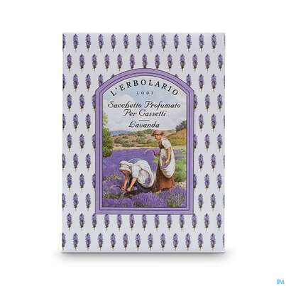 Sie sehen eine Packung L Erbolario Duftsachet Lavanda Lavendel 091.1 1st, Produktbild: 01 L Erbolario Duftsachet Lavanda Lavendel 091.1 1st, A-Nr.: 3123720 - 01