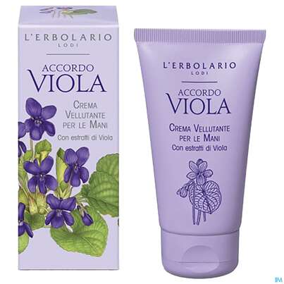 Sie sehen eine Packung L Erbolario Handcreme Accordo Viola Veilchen 026.6 75ml, Produktbild: 02 L Erbolario Handcreme Accordo Viola Veilchen 026.6 75ml, A-Nr.: 4069922 - 02