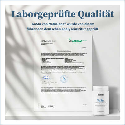 Sie sehen eine Packung NatuGena GaSta Pulver, Produktbild: 05 NatuGena GaSta Pulver, A-Nr.: 5178234 - 05