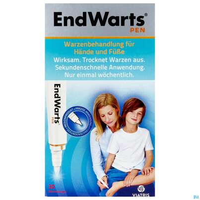Sie sehen eine Packung Endwarts Pen Lösung Gegen Warzen 3ml, Produktbild: 01 Endwarts Pen Lösung Gegen Warzen 3ml, A-Nr.: 4313894 - 01