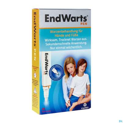Sie sehen eine Packung Endwarts Pen Lösung Gegen Warzen 3ml, Produktbild: 02 Endwarts Pen Lösung Gegen Warzen 3ml, A-Nr.: 4313894 - 02