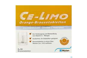 Ce-limo Orange Brausetabl Bp3x1 30st, A-Nr.: 0064365 - 01