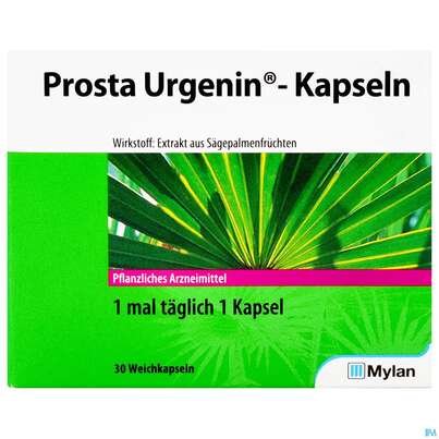 Sie sehen eine Packung Prosta Urgenin Kapseln 30st, Produktbild: 01 Prosta Urgenin Kapseln 30st, A-Nr.: 1342872 - 01