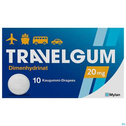 Travel-gum Kaugummi-drag 20mg 10st, A-Nr.: 0458704 - 01