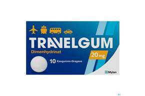 Travel-gum Kaugummi-drag 20mg 10st, A-Nr.: 0458704 - 01