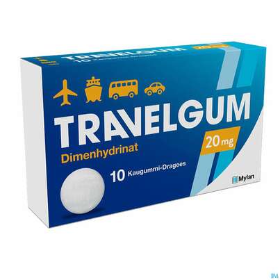 Travel-gum Kaugummi-drag 20mg 10st, A-Nr.: 0458704 - 02