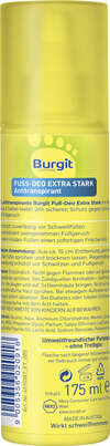 Burgit Fuß-Deo Antitranspirant 175ml, A-Nr.: 4615359 - 02