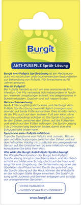 Burgit Anti-Fußpilz Sprüh-Lösung 25ml, A-Nr.: 4615365 - 03