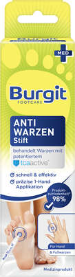 Sie sehen eine Packung Burgit Anti Warzenstift 2ml, Produktbild: 01 Burgit Anti Warzenstift 2ml, A-Nr.: 4857708 - 01