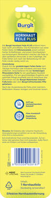 Burgit 2in1 Hornhaut Feile PLUS Holz, A-Nr.: 5664785 - 02