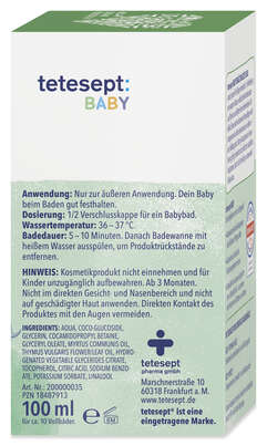 Tetesept Baby Erkältungszeit Bad, A-Nr.: 5821747 - 04
