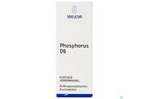 Phosphorus -weleda Dilution D 6 20ml, A-Nr.: 0710888 - 01