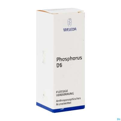 Phosphorus -weleda Dilution D 6 20ml, A-Nr.: 0710888 - 02