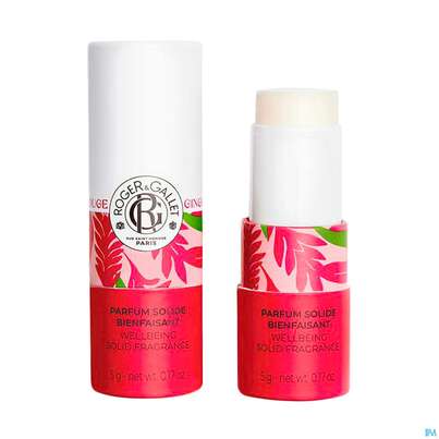 Sie sehen eine Packung Roger & Gallet Gingembre Rouge Wellbeing/solid Fragrance 5g, Produktbild: 03 Roger & Gallet Gingembre Rouge Wellbeing/solid Fragrance 5g, A-Nr.: 5889981 - 03