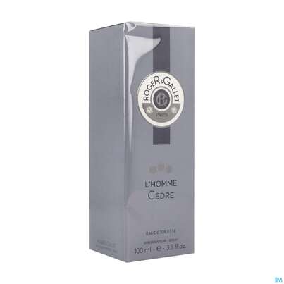 Sie sehen eine Packung Roger & Gallet Homme Maenner Eau De Toilette Cedre 100ml, Produktbild: 04 Roger & Gallet Homme Maenner Eau De Toilette Cedre 100ml, A-Nr.: 5448805 - 04