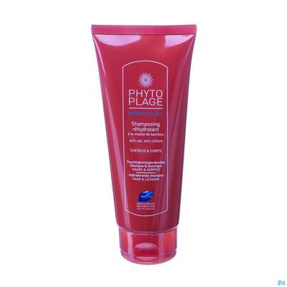 Sie sehen eine Packung Shampoon Phyto Plage After Sun Koerper +haare 200ml, Produktbild: 02 Shampoon Phyto Plage After Sun Koerper +haare 200ml, A-Nr.: 5652575 - 02