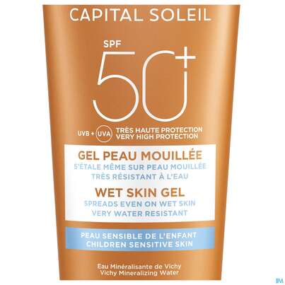 Sonnenprodukte Vichy/capital Soleil Kids Wet Skin Gel Lsf50 200ml, A-Nr.: 5232287 - 06