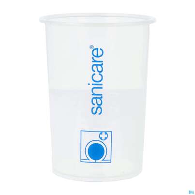 Sie sehen eine Packung Trinkbecher Sanicare Knick-cup Unterteil 1st, Produktbild: 02 Trinkbecher Sanicare Knick-cup Unterteil 1st, A-Nr.: 1515427 - 02