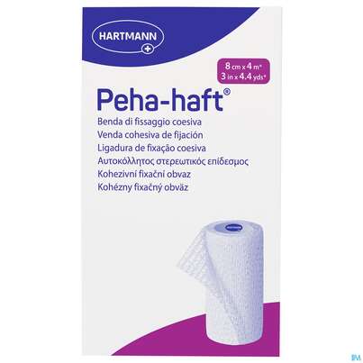 Peha-haft Fixierbinde/latexfrei 4mx 8cm 1st, A-Nr.: 3328238 - 02