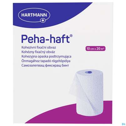 Sie sehen eine Packung Peha-haft Fixierbinde/latexfrei 20mx 10cm 1st, Produktbild: 02 Peha-haft Fixierbinde/latexfrei 20mx 10cm 1st, A-Nr.: 3328310 - 02