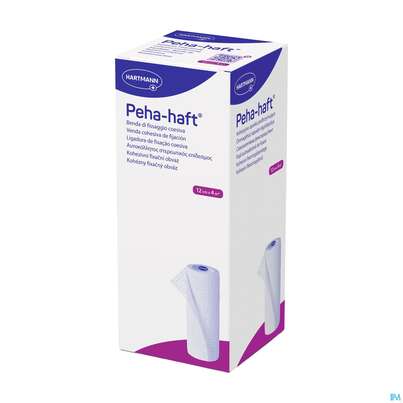 Sie sehen eine Packung Peha-haft Fixierbinde/latexfrei 4mx 12cm 1st, Produktbild: 03 Peha-haft Fixierbinde/latexfrei 4mx 12cm 1st, A-Nr.: 3328250 - 03