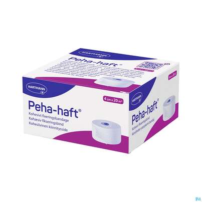 Sie sehen eine Packung Peha-haft Fixierbinde/latexfrei 20mx 4cm 1st, Produktbild: 03 Peha-haft Fixierbinde/latexfrei 20mx 4cm 1st, A-Nr.: 3328273 - 03
