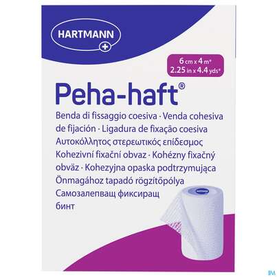 Peha-haft Fixierbinde/latexfrei 4mx 6cm 1st, A-Nr.: 3328221 - 02