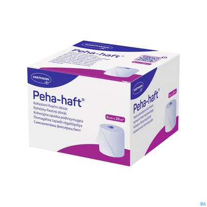 Sie sehen eine Packung Peha-haft Fixierbinde/latexfrei 20mx 6cm 1st, Produktbild: 07 Peha-haft Fixierbinde/latexfrei 20mx 6cm 1st, A-Nr.: 3328296 - 07